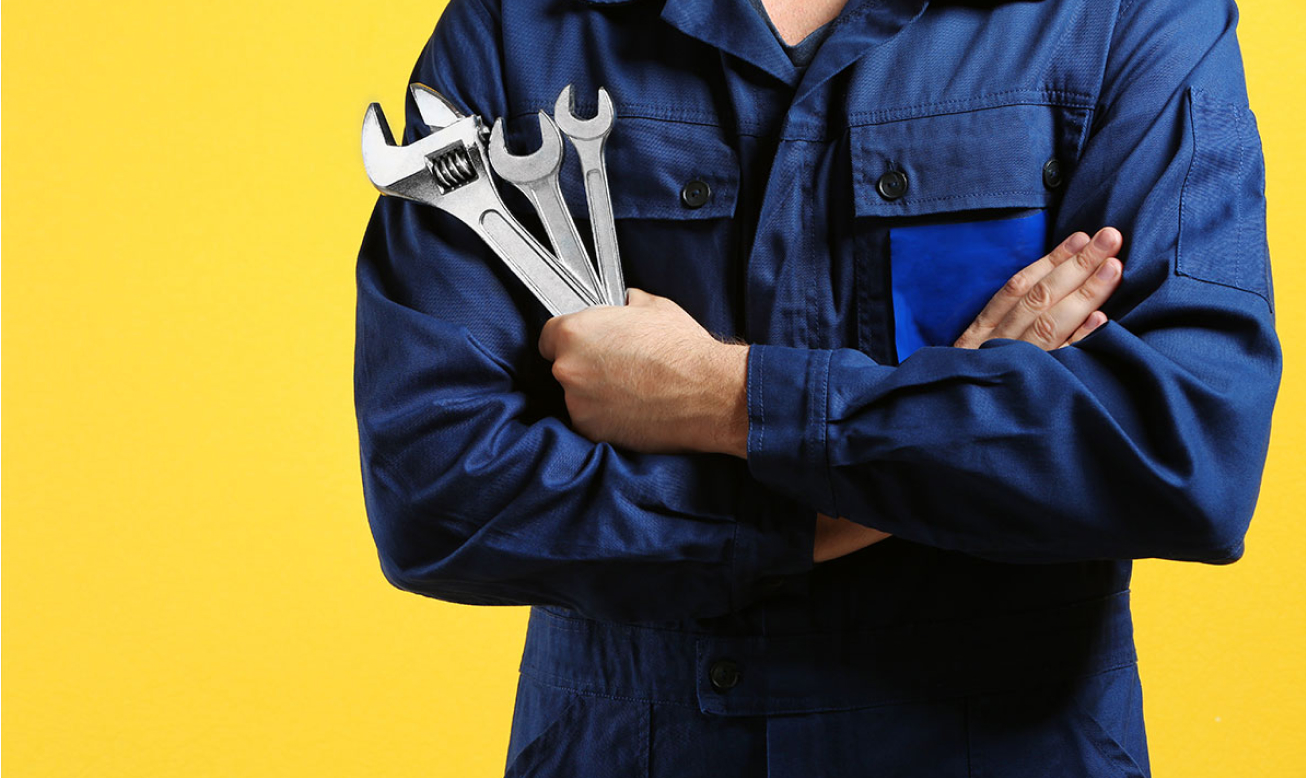 Man holding tools service-1